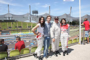 Bettina Zimmermann, Thomas Kretschmann, John Lasseter, Christina Surer (©Foto: Martin Schmitz)